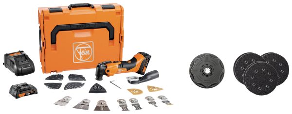 Fein AMM 500 PLUS CE-Set 71293868000 Narzędzie wielofunkcyjne akumulatorowe zaw. 2 akumulatory, zaw. ładowarkę, zaw. akc