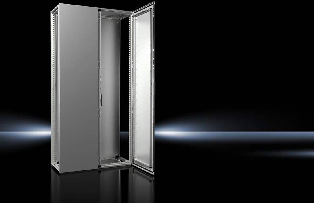 Rittal VX 8004.000 Szafka instalacyjna 1000 x 2000 x 400 blacha stalowa szaro-biały (ral 7035) 1 szt. - obrazek 1