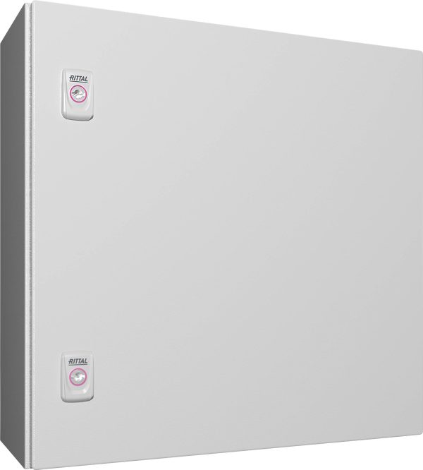 Rittal AX 1050.000 Szafka instalacyjna 500 x 500 x 210 blacha stalowa szaro-biały (ral 7035) 1 szt.