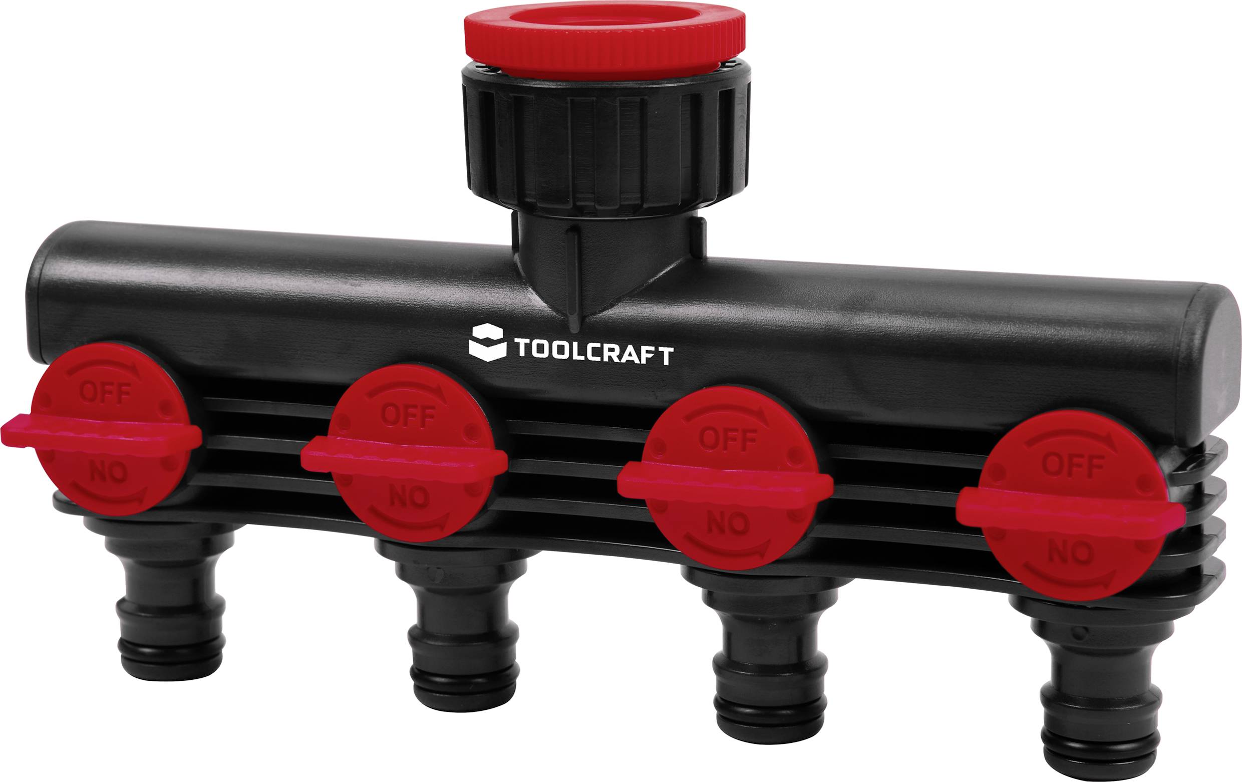 Rozdzielacz poczwórny TOOLCRAFT 2302371 26,44 mm (3/4") AG, 33,25 mm (1") AG - obrazek 1