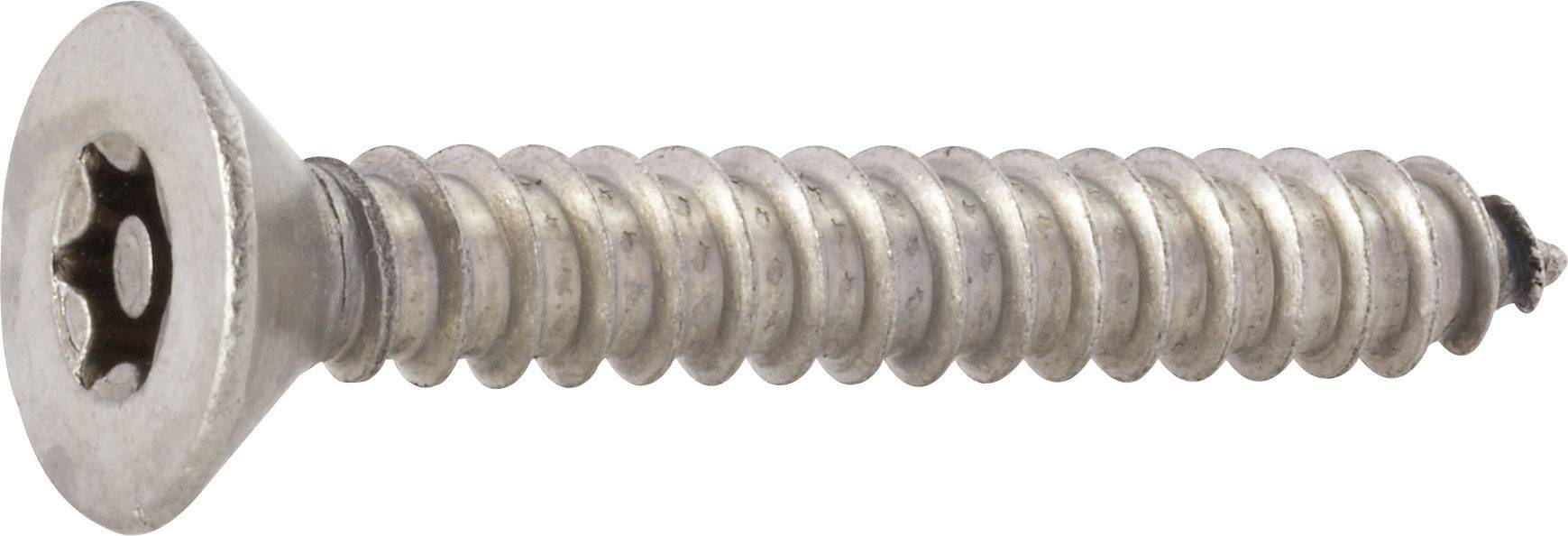 Wkręt stożkowy zabezpieczający Toolcraft, 3,5x38, DIN 7982, 10 szt. - obrazek 1