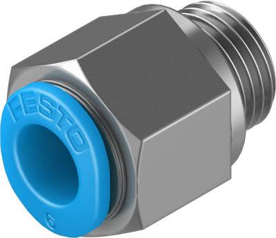 Łącznik prosty FESTO QSM-G1/8-6 Średnica rury: 6 mm Rozmiar gwintu: G1/8″ 1 szt.