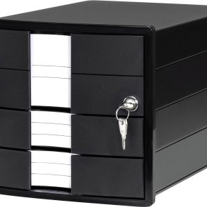Szafka z szufladami HAN 1018-13 czarny DIN A4, DIN C4 Ilość szuflad: 3 Szafka z szufladami HAN 1018-13 czarny DIN A4, DIN C4 Ilość szuflad: 3