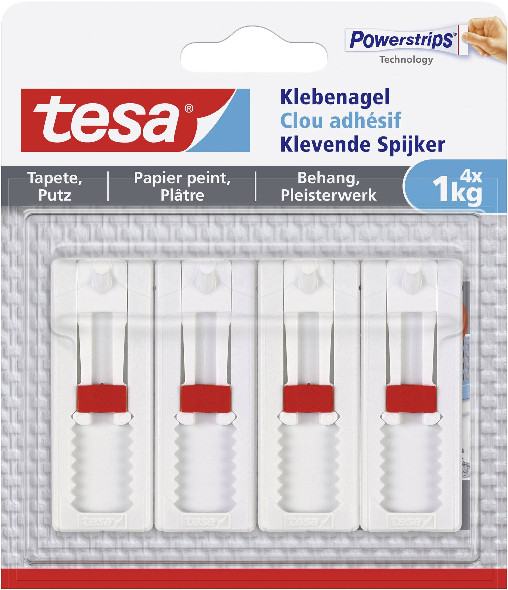 Hak samoprzylepny tesa 77774 77774-00009-00 4 szt. - obrazek 1