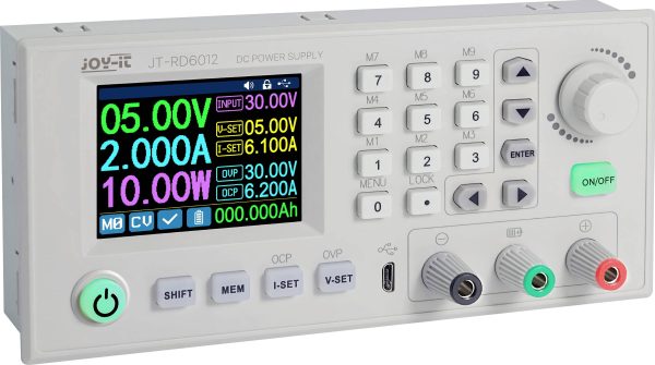 Zasilacz laboratoryjny regulowany Joy-it RD6012 0 – 60 V 0 – 12 A
