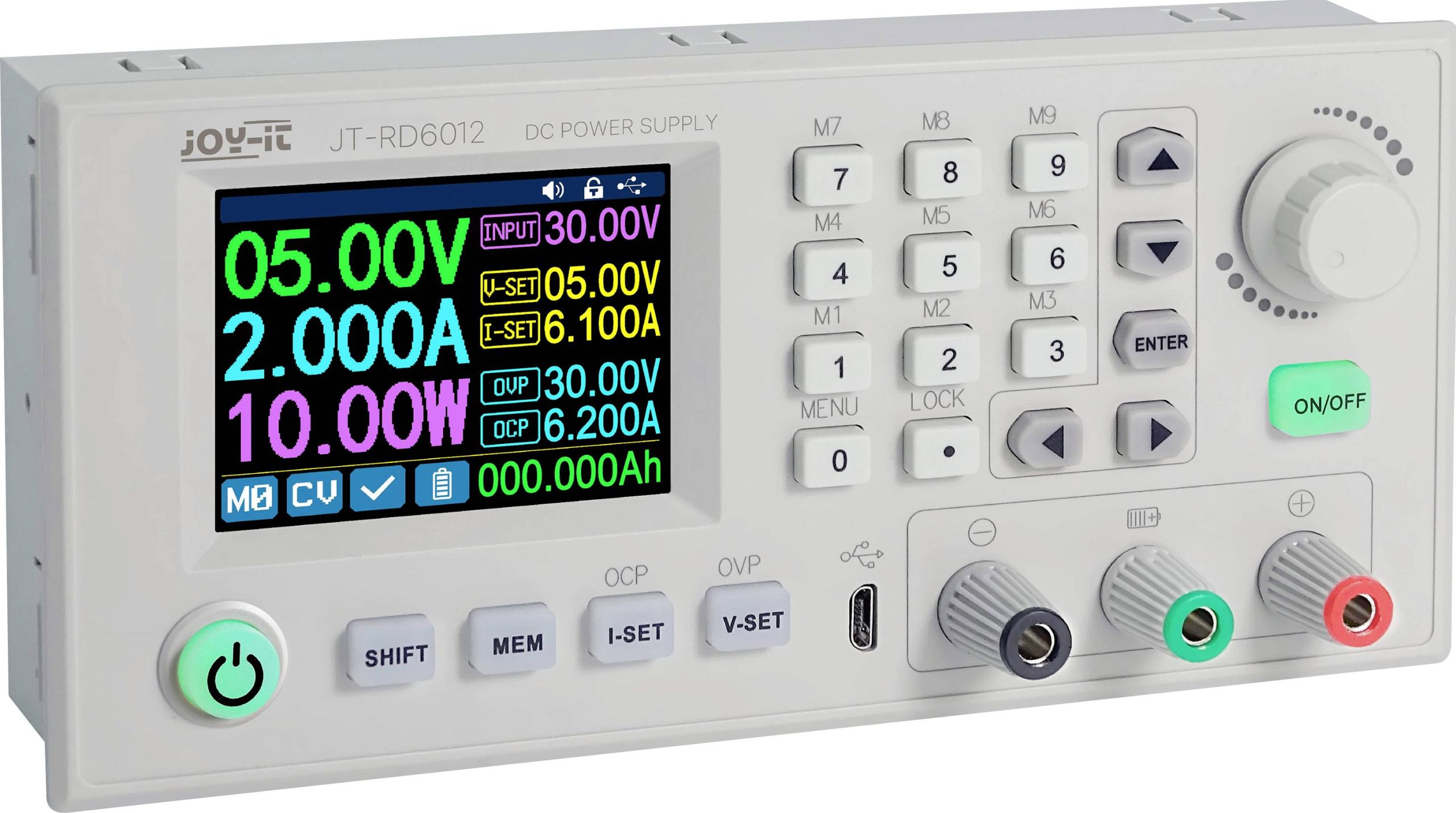Zasilacz laboratoryjny regulowany Joy-it RD6012 0 - 60 V 0 - 12 A - obrazek 1