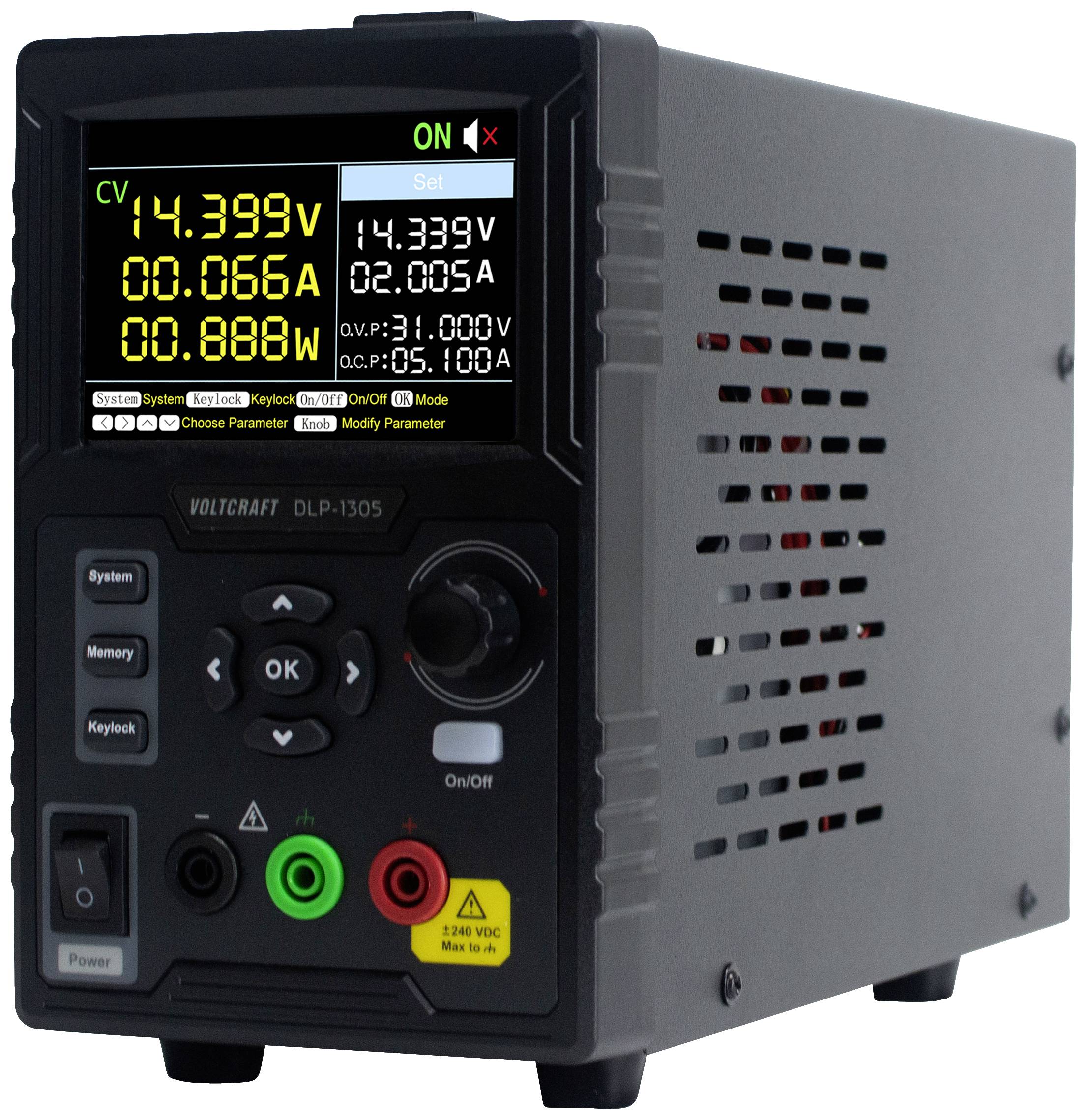 Zasilacz laboratoryjny regulowany VOLTCRAFT DLP-1305 0 - 30 V 0 - 5 A 150 W - obrazek 1