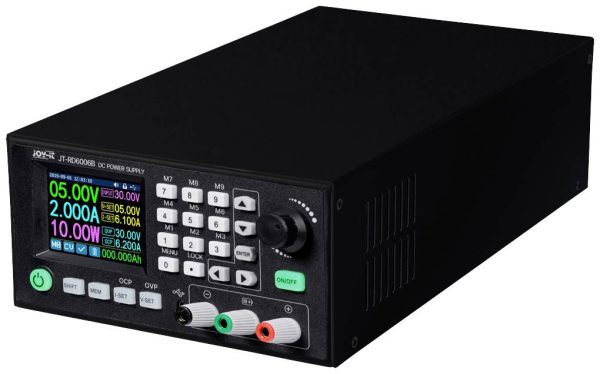 Zasilacz laboratoryjny regulowany Joy-it JT-RD6006-C-B 0 – 60 V 0 – 6 A 360 W