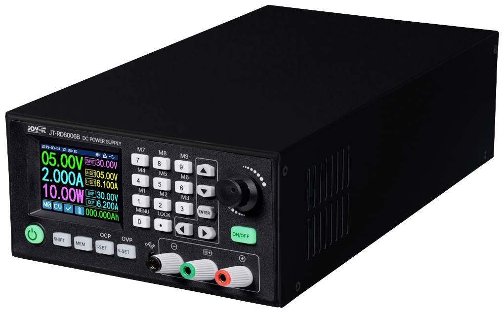 Zasilacz laboratoryjny regulowany Joy-it JT-RD6006-C-B 0 - 60 V 0 - 6 A 360 W - obrazek 1