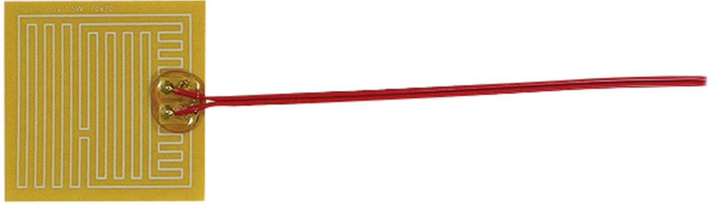 Thermo TECH poliester Folia grzewcza samoprzylepna 5 V/DC, 5 V/AC 1.5 W (D x S) 70 mm x 70 mm - obrazek 1