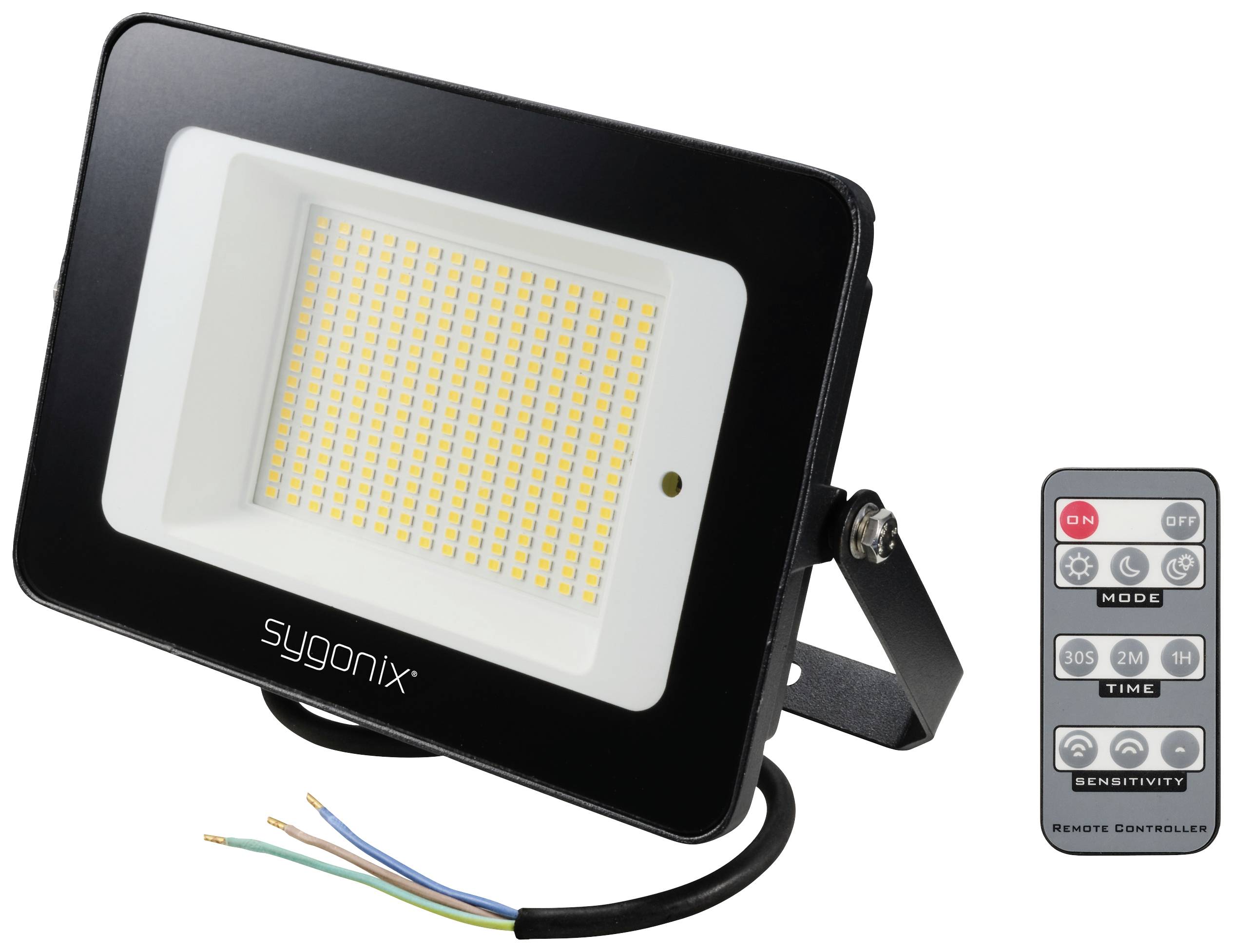 Sygonix SY-5995282 Zewnętrzna lampa punktowa LED z czujnikiem ruchu EEK: C (A - G) 50 W Kolor LED: biały - obrazek 1