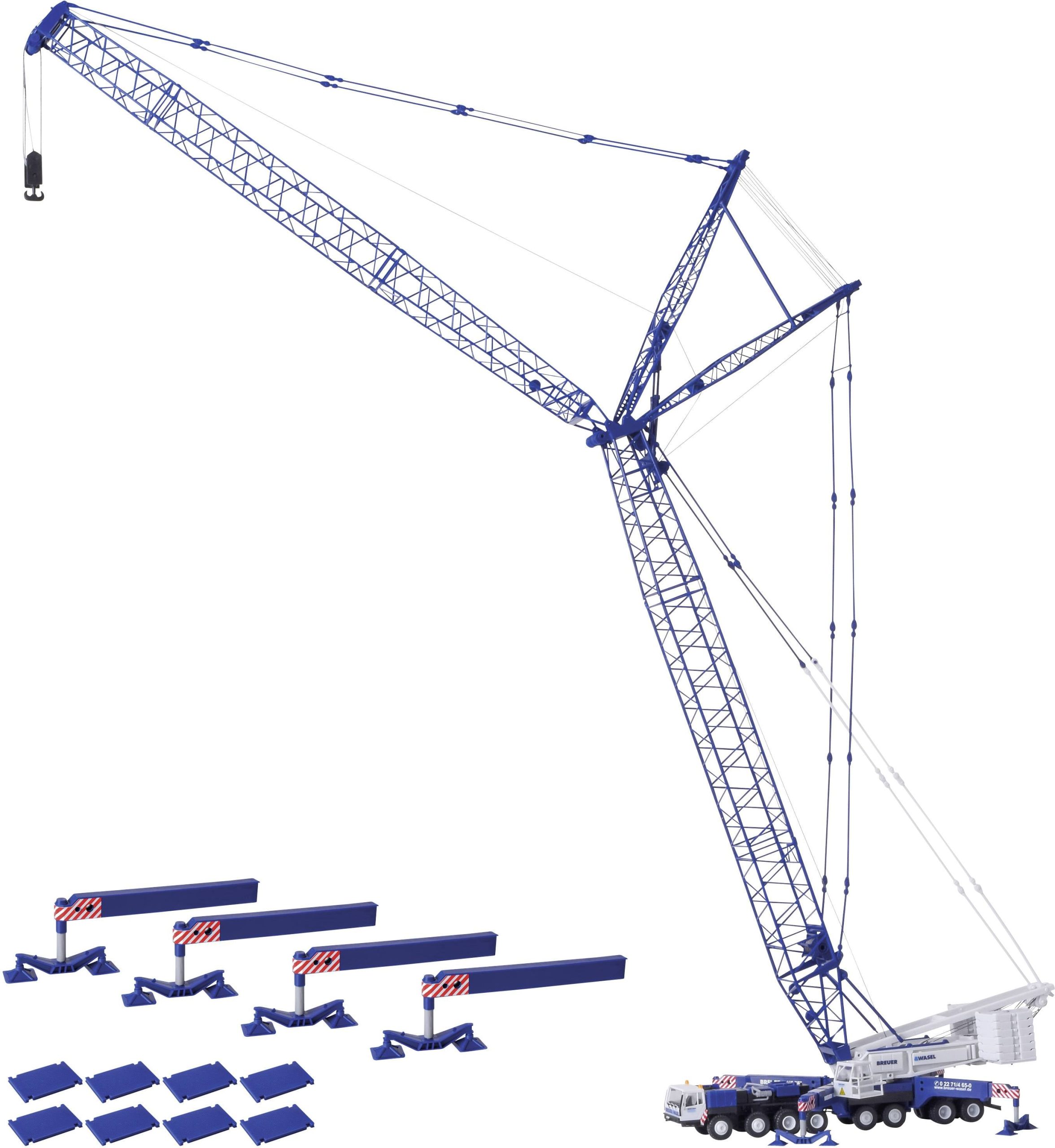 Kibri 13061 H0 Model pojazdu budowlanego Liebherr LG 1550 Breuer i Wasel - obrazek 1