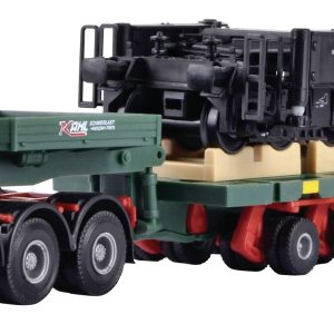 Kibri 13601 H0 Model ciężarówki MAN SK z wózkiem platformowym Scheuerle z dolną częścią żurawia kolejowego Kibri 13601 H0 Model ciężarówki MAN SK z wózkiem platformowym Scheuerle z dolną częścią żurawia kolejowego