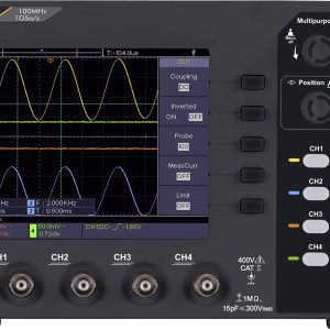 Oscyloskop cyfrowy VOLTCRAFT DSO-2104 100 MHz 1 GSa/s Oscyloskop cyfrowy VOLTCRAFT DSO-2104 100 MHz 1 GSa/s