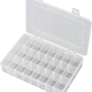 TRU COMPONENTS EKB-206 Skrzynka (D x S x W) 200 x 130 x 35 mm Ilość przegród: 24 zmienny podział Opis 1 szt. TRU COMPONENTS EKB-206 Skrzynka (D x S x W) 200 x 130 x 35 mm Ilość przegród: 24 zmienny podział Opis 1 szt.