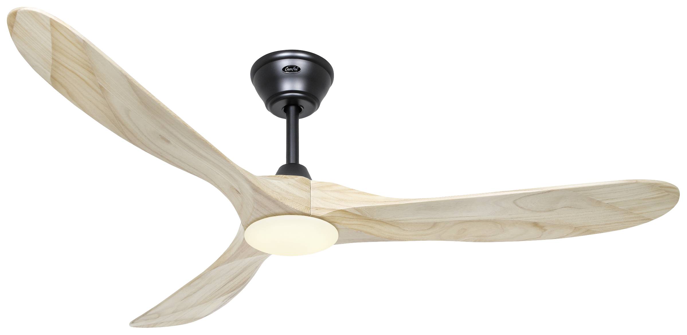 CasaFan ECO GENUINO-L 152 MS-NT Wentylator sufitowy 16.5 W (Ø x W) 1520 mm x 340 mm czarny (matowy) pilot zdalnego stero - obrazek 1