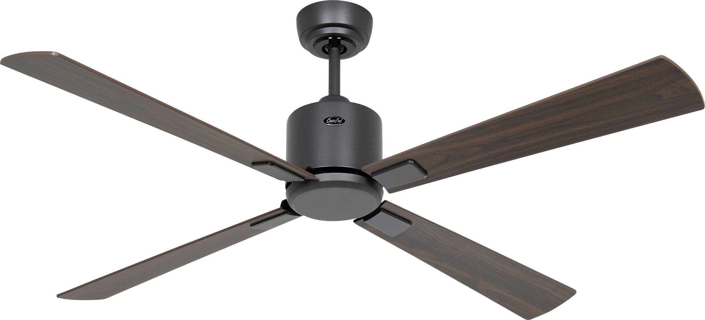 CasaFan ECO NEO III 132 BG-NB/KI WiFi Flügel Nussbaum/Kirsche Wentylator sufitowy 27 W (Ø x W) 132 cm x 360 mm ciemnosza - obrazek 1