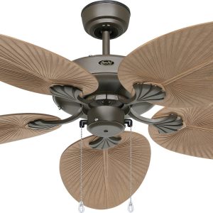 CasaFan CLASSIC OUTDOOR 132 BZ-PR Flügel Kunststoff Palme/Rattan braun Wentylator sufitowy 61 W (Ø x W) 132 cm x 375 mm CasaFan CLASSIC OUTDOOR 132 BZ-PR Flügel Kunststoff Palme/Rattan braun Wentylator sufitowy 61 W (Ø x W) 132 cm x 375 mm