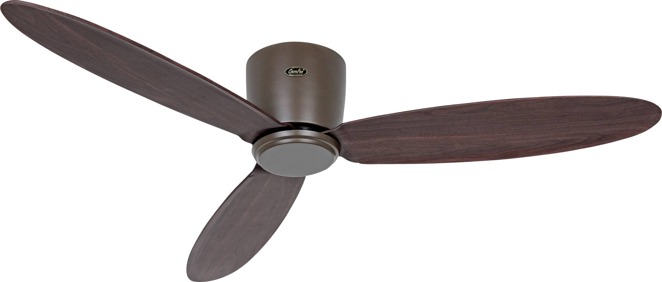 CasaFan ECO PLANO II 132 BZ-NB WiFi Wentylator sufitowy 28 W (Ø x W) 132 cm x 160 mm brąz pilot zdalnego sterowania, tim - obrazek 1