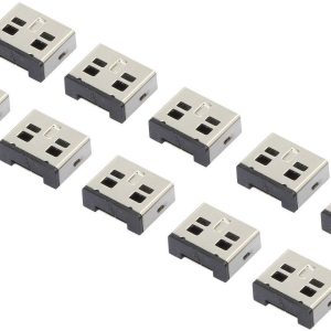 10 nasadek USB do blokady portu USB Renkforce RF-4463019 10 nasadek USB do blokady portu USB Renkforce RF-4463019