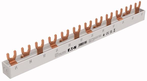 Eaton EP-501069 Szyna widełkowa EVGK, 3 fazy, L1 - L2 - L3 Szyna fazowa szary 63 A 1 szt. - obrazek 1