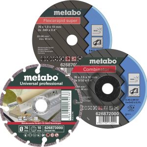 Tarcza tnąca prosta Metabo 626879000 76 mm 3 szt. Tarcza tnąca prosta Metabo 626879000 76 mm 3 szt.