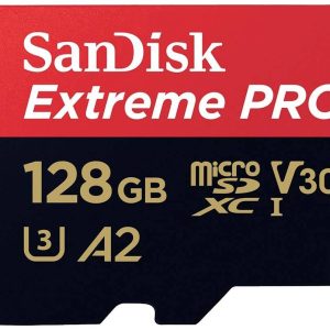 SanDisk Extreme PRO microSDXC 128 GB Class 10, UHS-I, v30 Video Speed Class odporny na wstrząsy, wodoszczelny SanDisk Extreme PRO microSDXC 128 GB Class 10, UHS-I, v30 Video Speed Class odporny na wstrząsy, wodoszczelny