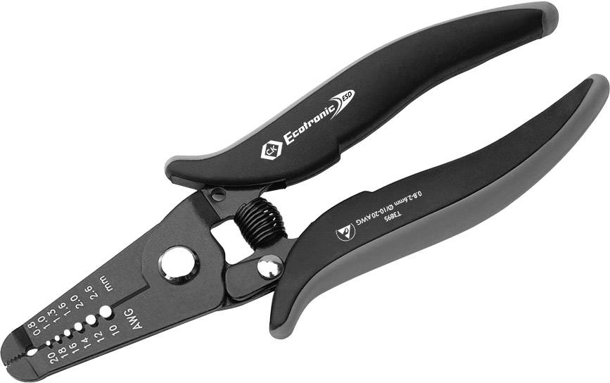 Ściągacz izolacji C.K Ecotronic T3895, 0.8 do 2.6 mm, ESD - obrazek 1