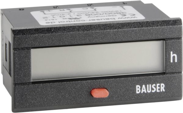Licznik czasu pracy Bauser 3800/008.2.1.0.1.2-001 3800/008.2.1.0.1.2-001, 12 – 24 V/DC