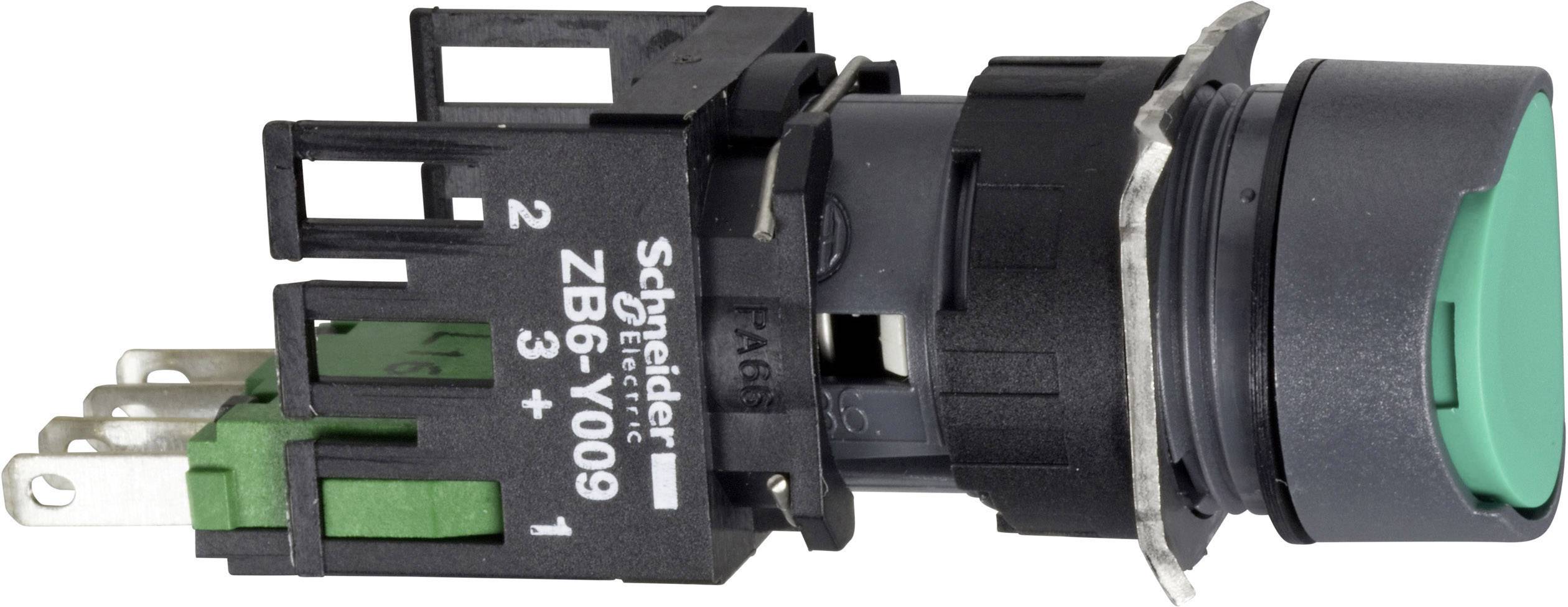 Schneider Electric XB6AA31B XB6AA31B Przycisk 250 V 3 A chwilowy (D x S x W) 57 x 18 x 18 mm IP65 1 szt. sztuka - obrazek 1