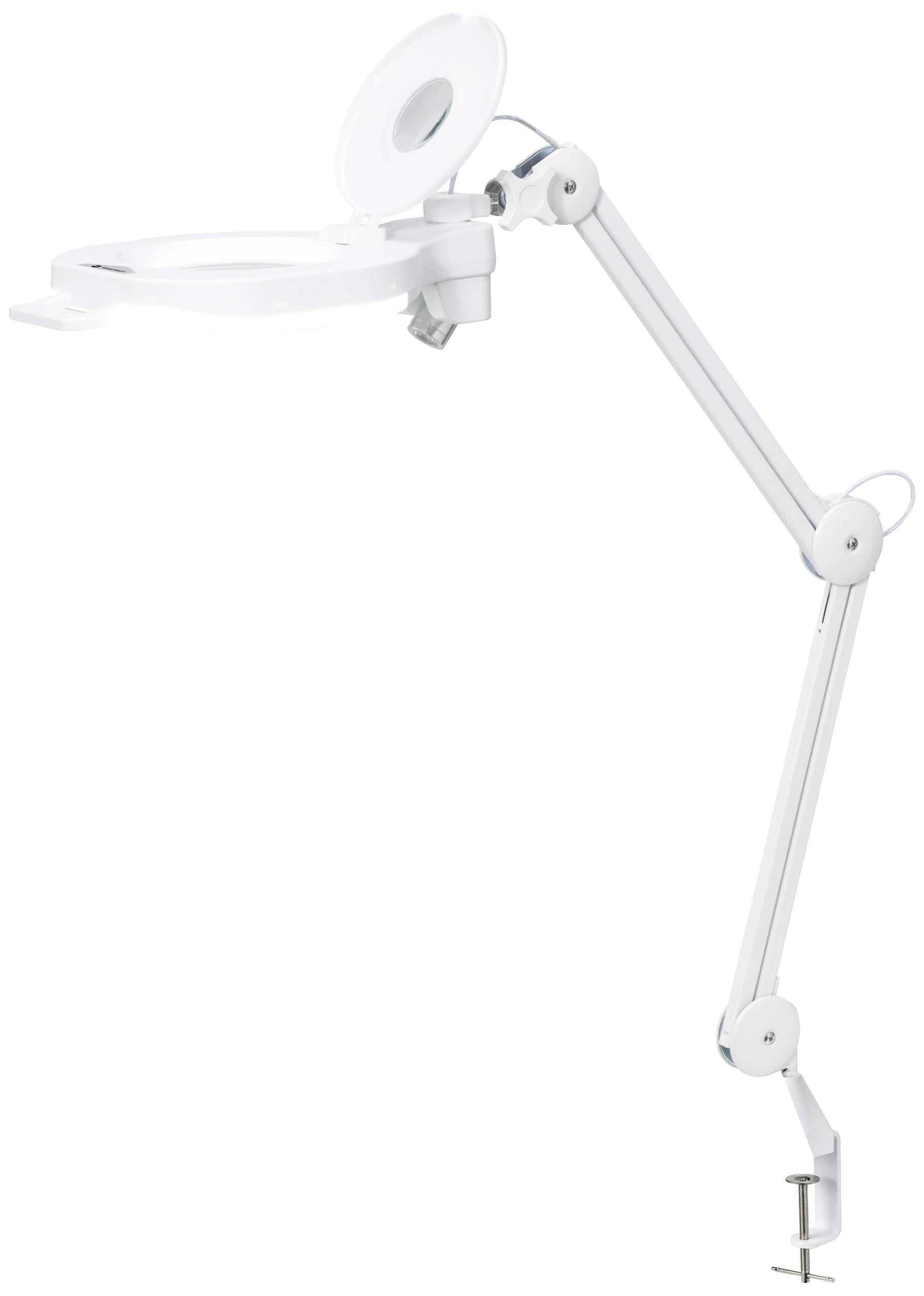 TOOLCRAFT TO-8194404 Lampa powiększająca zaciskowa UV LED Współczynnik powiększenia=1.75 x, 4.75 x 13.3 cm Klasa efektyw - obrazek 1