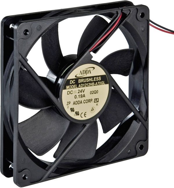 ADDA AD1212HB-A70GL Wentylator osiowy 12 V/DC 149.4 m³/h (D x S x W) 120 x 120 x 25 mm