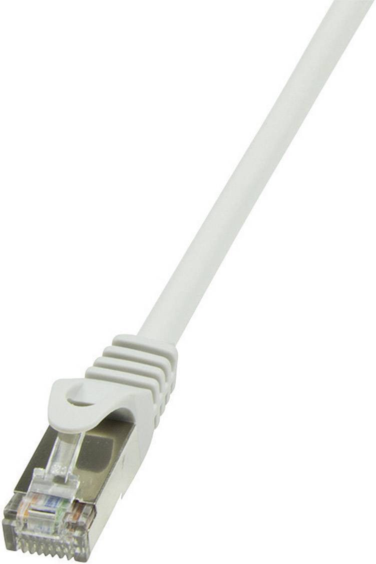 kabel LAN LogiLink CP2012S, 1 szt., RJ45, CAT 6, F/UTP, 0.25 m, szary - obrazek 1
