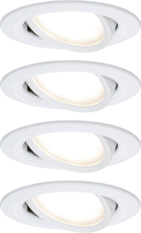 Lampa do zabudowy Paulmann Nova Coin 41307 Zestaw 4-elementowy 24 W 470 lm