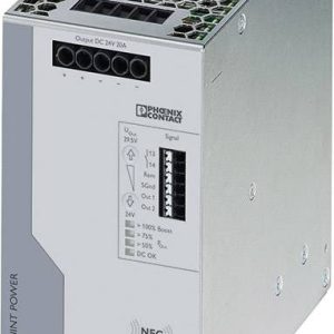 Phoenix Contact 2904602 Zasilacz na szynę DIN 24 V/DC 20 A Ilość wyjść:1 x Opis 1 szt. Phoenix Contact 2904602 Zasilacz na szynę DIN 24 V/DC 20 A Ilość wyjść:1 x Opis 1 szt.