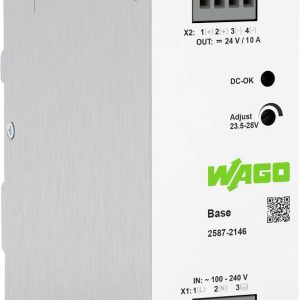 WAGO 2587-2146 Zasilacz na szynę DIN 24 V/DC 10 A 240 W Ilość wyjść:1 x Opis 1 szt.