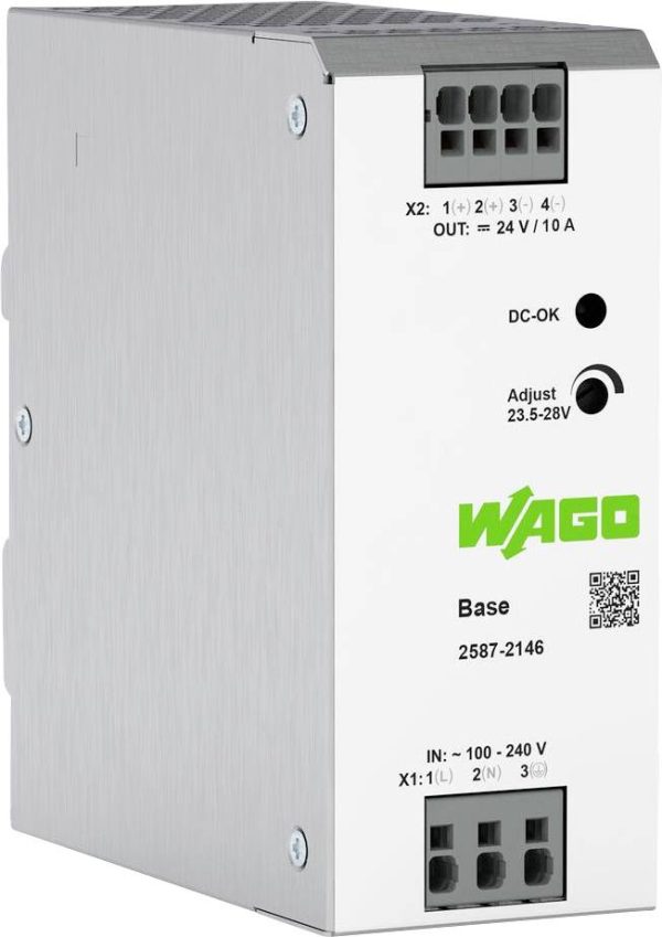 WAGO 2587-2146 Zasilacz na szynę DIN 24 V/DC 10 A 240 W Ilość wyjść:1 x Opis 1 szt.