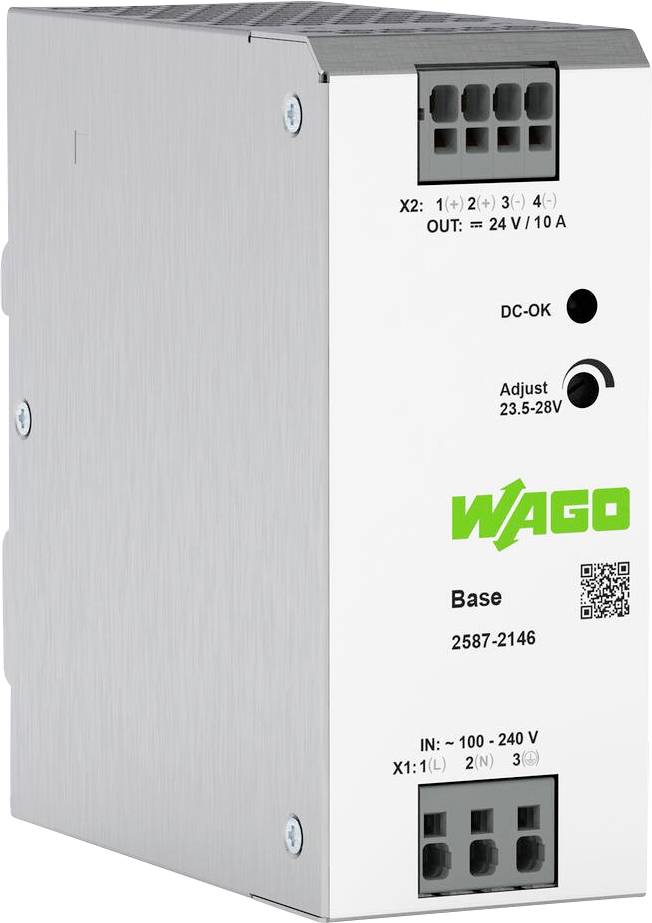 WAGO 2587-2146 Zasilacz na szynę DIN 24 V/DC 10 A 240 W Ilość wyjść:1 x Opis 1 szt. - obrazek 1