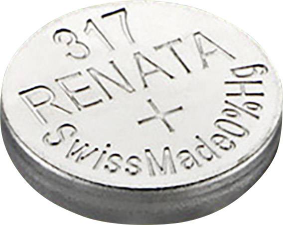 Ogniwo guzikowe 317 Renata 1.55 V 1 szt. 10.5 mAh tlenkowo-srebrowe