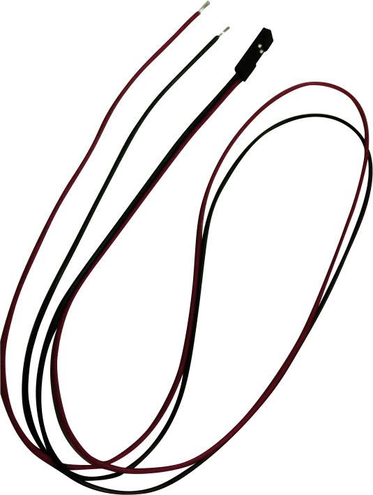 Konfekcjonowany kabel, całkowita ilość biegunów 2 741213 Raster: pin 2,54 mm 1 szt. - obrazek 1