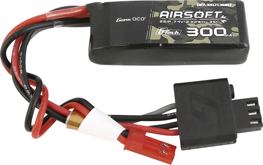 Pakiet akumulatorów (LiPo) 7.4 V 300 mAh 35 C Gens ace Blok JST-SYP - obrazek 1