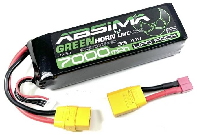 Pakiet akumulatorów (LiPo) 11.1 V 7000 mAh 50 C Absima Stick XT90 - obrazek 1