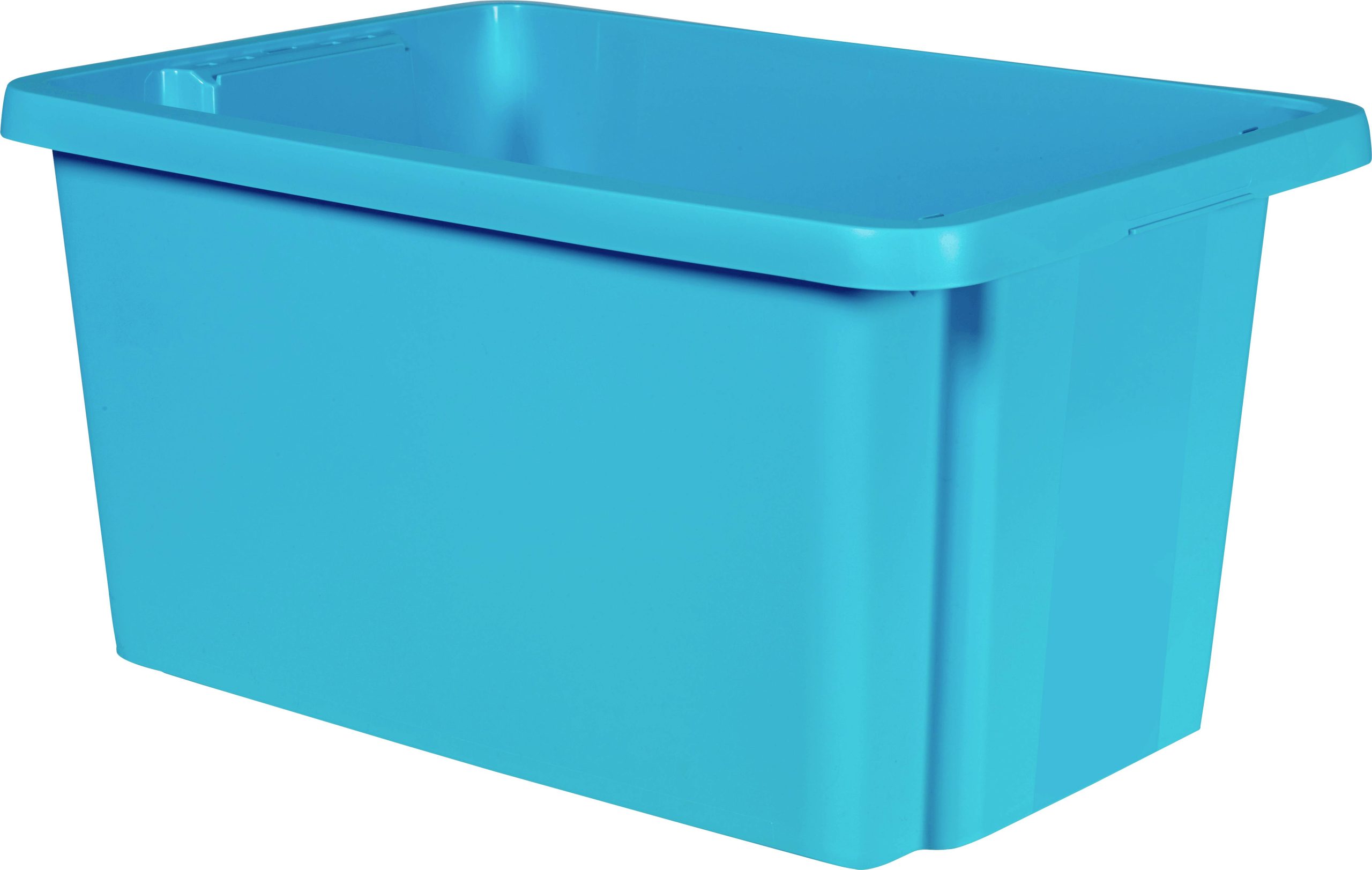 Curver 225414 Pojemnik obrotowy do sztaplowania ESSENTIALS Drehstapelbox 45L, blau do sztaplowania niebieski 1 szt. - obrazek 1