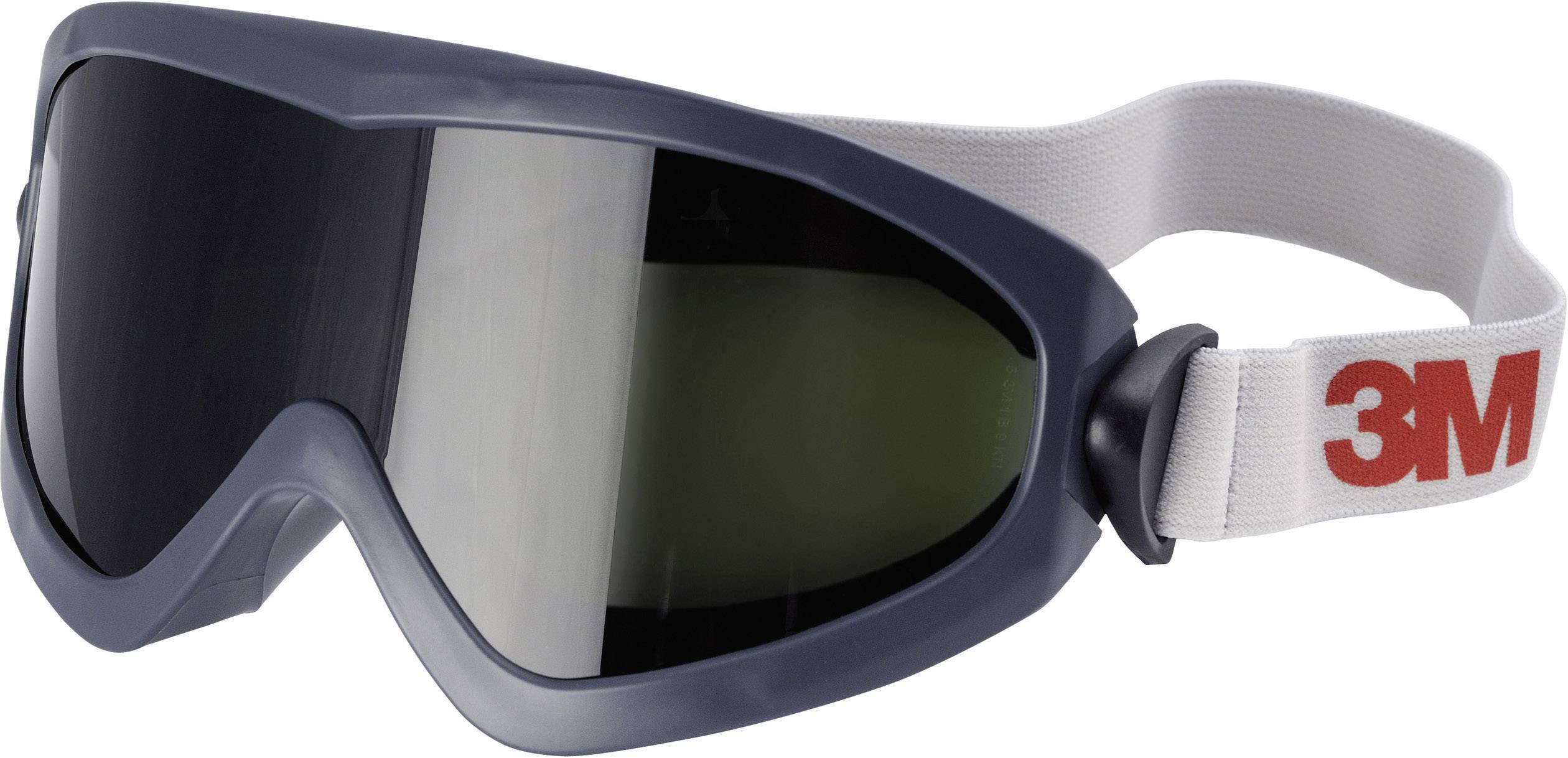 3M 2895S Pełne okulary ochronne czarny, biały EN 169 DIN 169 - obrazek 1
