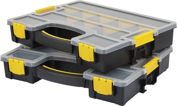 Basetech Skrzynka (D x S x W) 370 x 286 x 140 mm Ilość przegród: 15 zmienny podział pudełko Opis 1 szt.