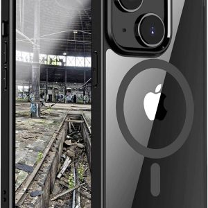 JT Berlin Pankow Hybrid MagSafe Futerał backcase Apple iPhone 14 czarny, przeźroczysty Kompatybilny z MagSafe, Odporny n JT Berlin Pankow Hybrid MagSafe Futerał backcase Apple iPhone 14 czarny, przeźroczysty Kompatybilny z MagSafe, Odporny n