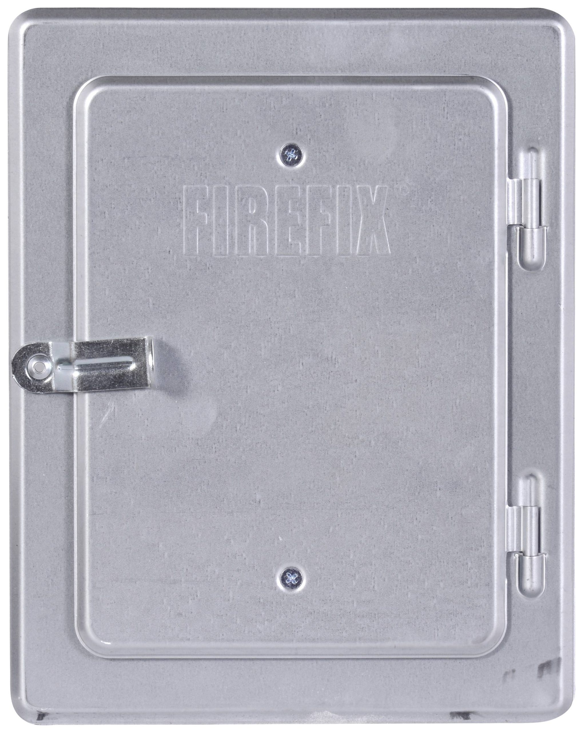 Firefix 2093 Drzwi kominowe srebrny - obrazek 1