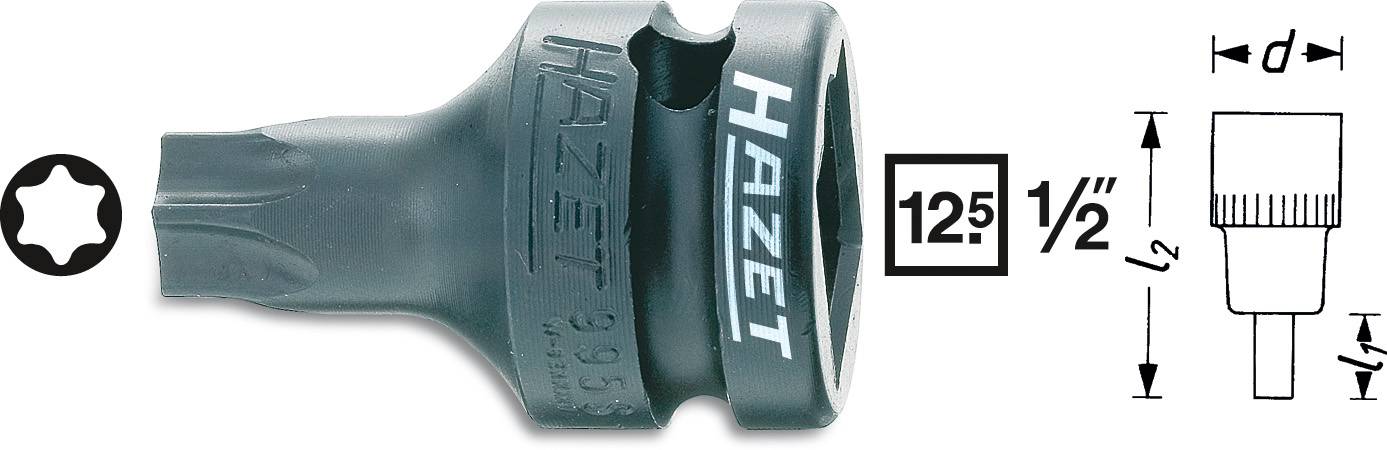 Nasadka udarowa Hazet 995S-T40 995S-T40 1/2" (12.5 mm) - obrazek 1