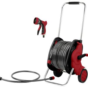 TOOLCRAFT 2302701 Wózek na węża 30 m, 13 mm (1/2″) Bęben na wąż 30 m TOOLCRAFT 2302701 Wózek na węża 30 m, 13 mm (1/2″) Bęben na wąż 30 m