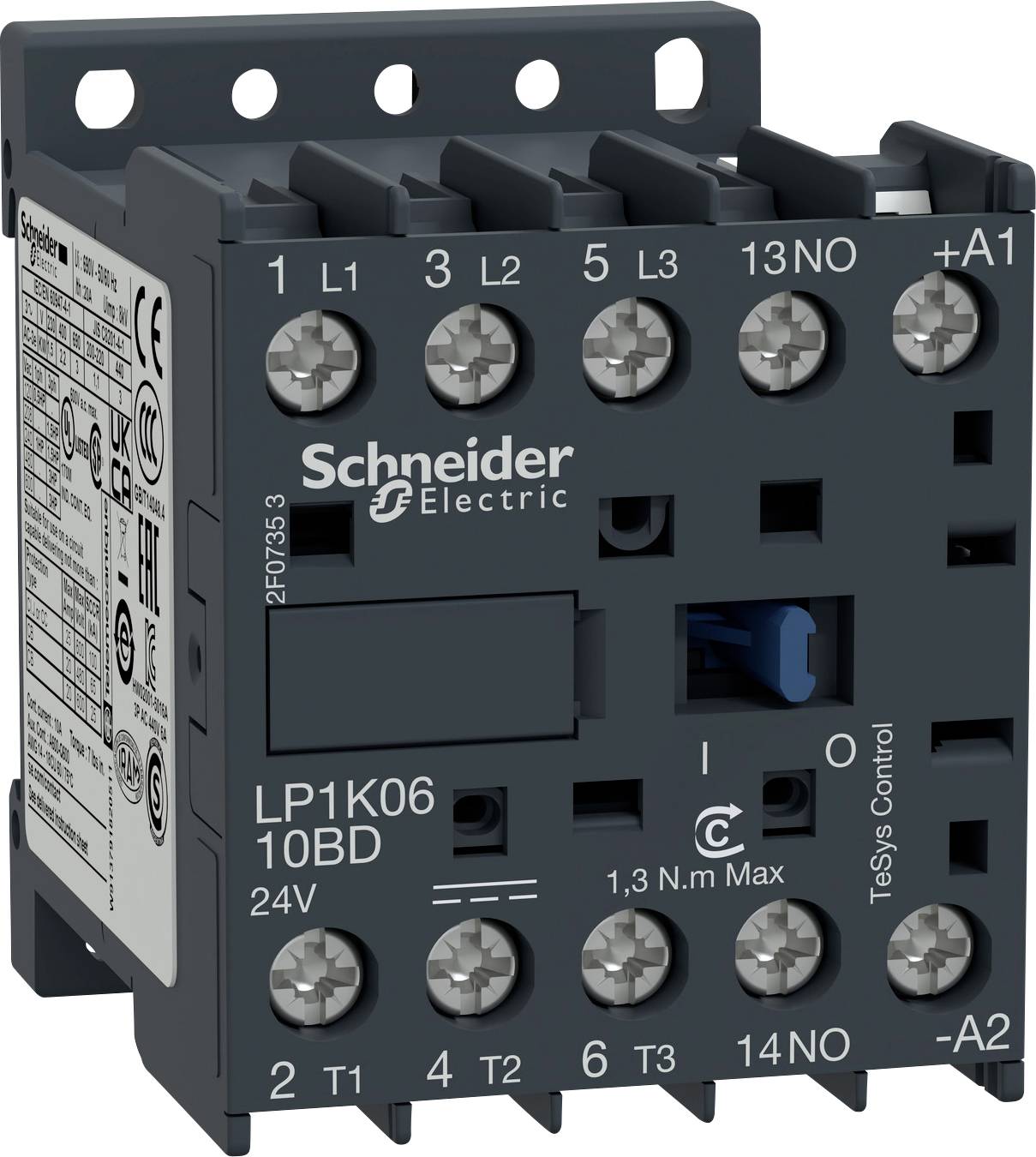 Stycznik Schneider Electric LP1K0901BD3 LP1K0901BD3, 3 styki, 1 szt. - obrazek 1
